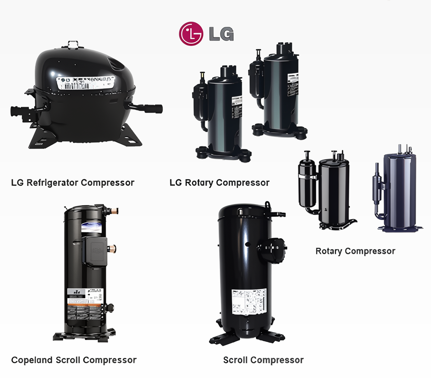 Compressors Reciprocating Tecumseh Reciprocating R134-R404a TECUMSE AE4456-AA
